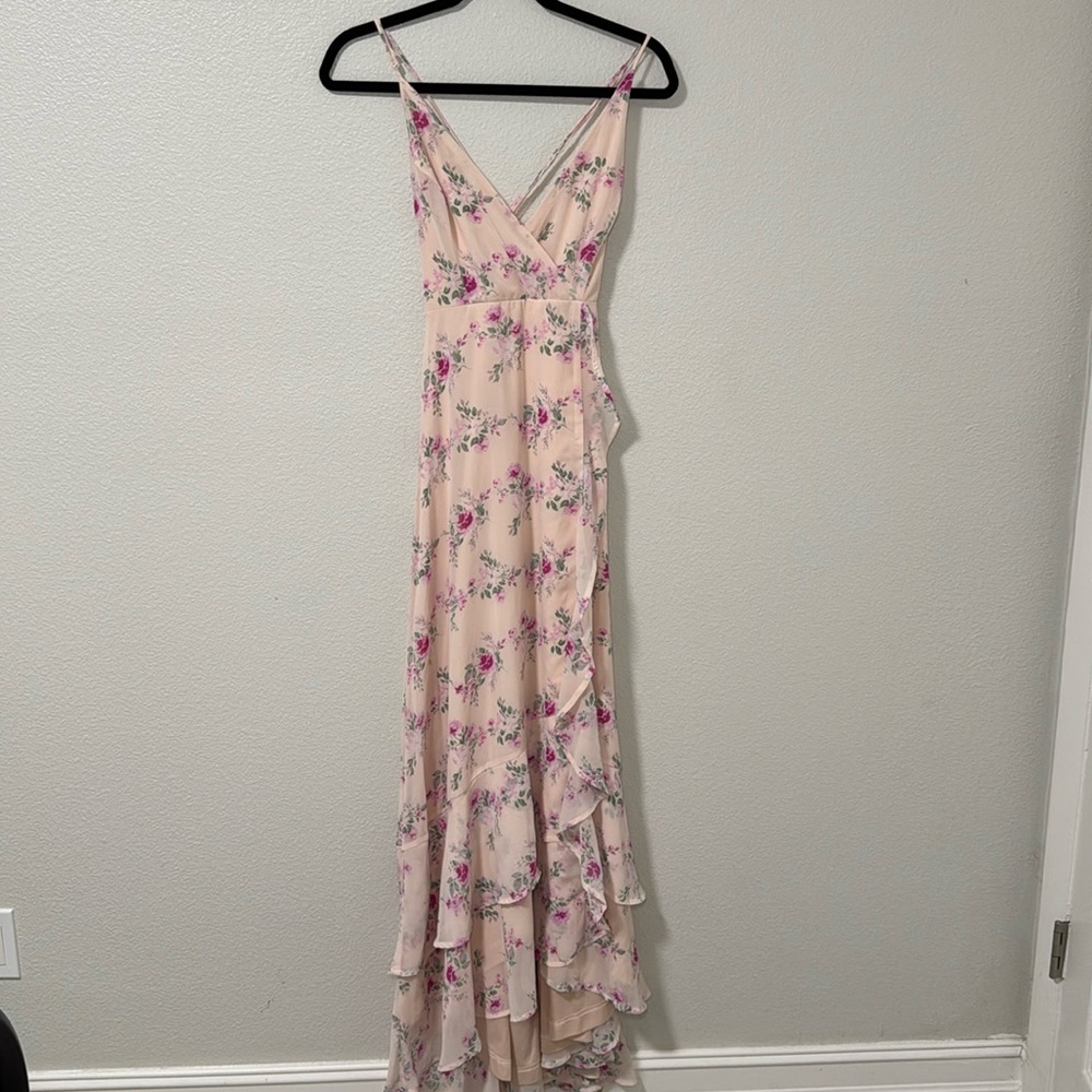 Lulus Light Pink Maxi Dress